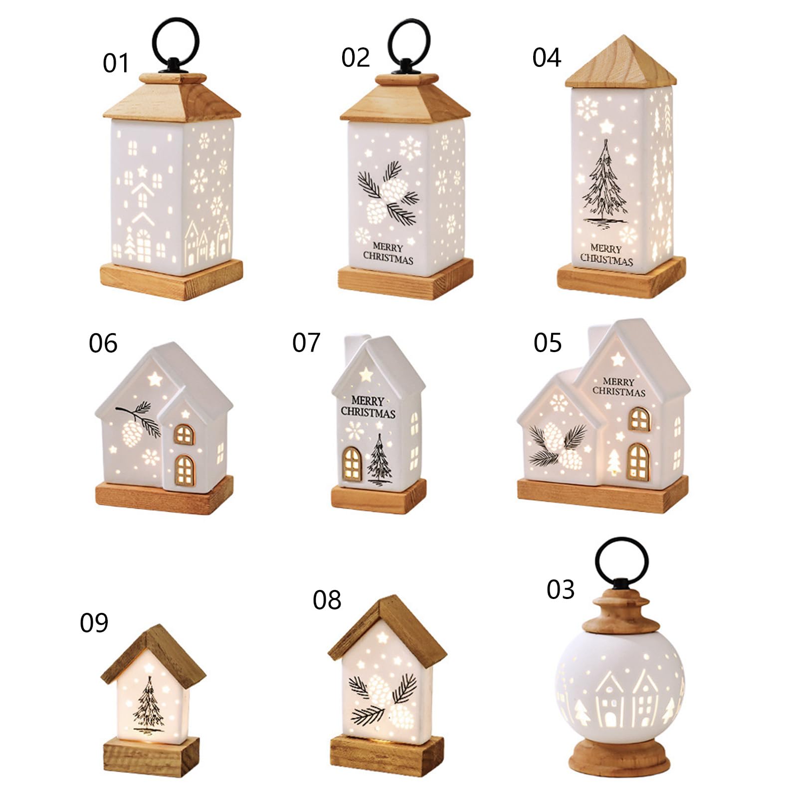 Decoración de navideña con Pilas, G