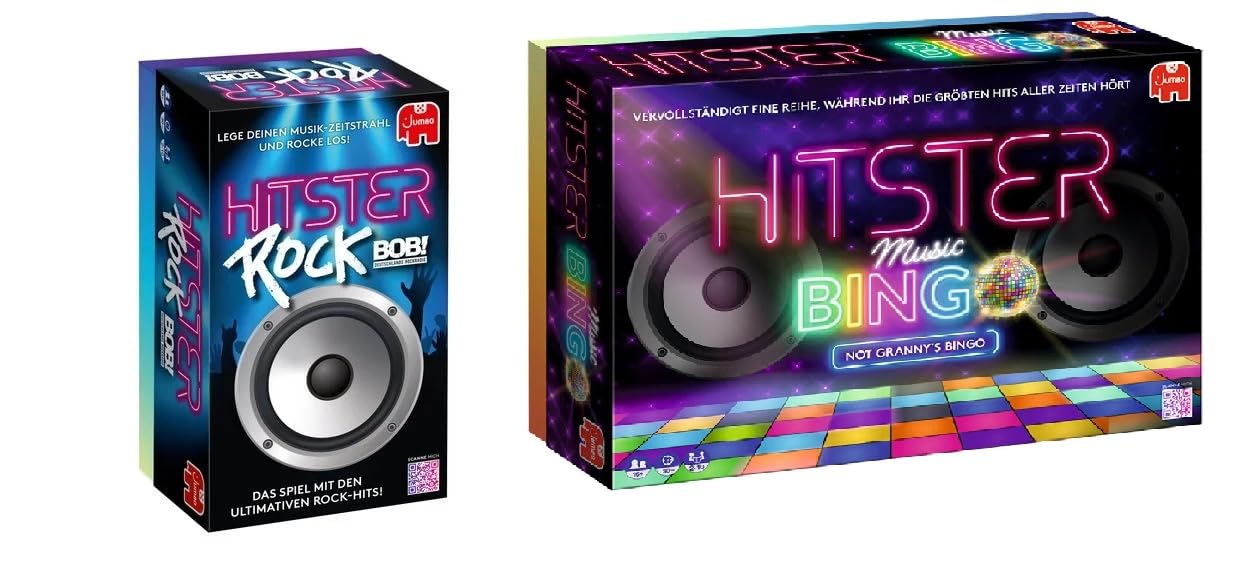 Jumbo Spiele - HITSTER 2er Set - Bingo + Rock - NEU OVP
