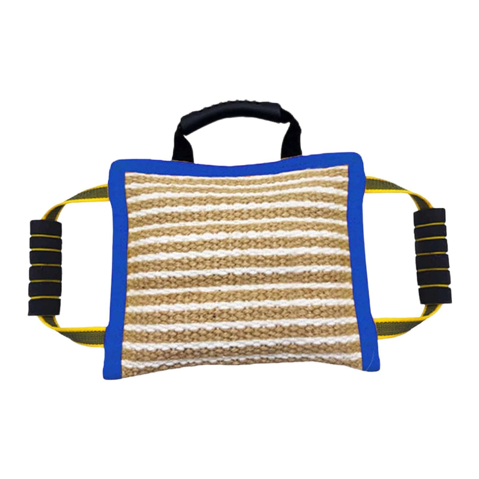 Almohada Mordedora para Perros Hecha en Yute Robusto Equipada con Asa para Fácil Manejo Funciona como Equipo Multifuncional de Entrenamiento