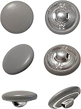 Button, Walnut Button, Wrap Button, Leather Walnut, Round Button, Cover Button, Suit Button, Leather Button, Glossy, Dressmaking, Craft, Diameter 0.6 inch (15 mm), 0.7 inch (18 mm), 0.7 inch (20