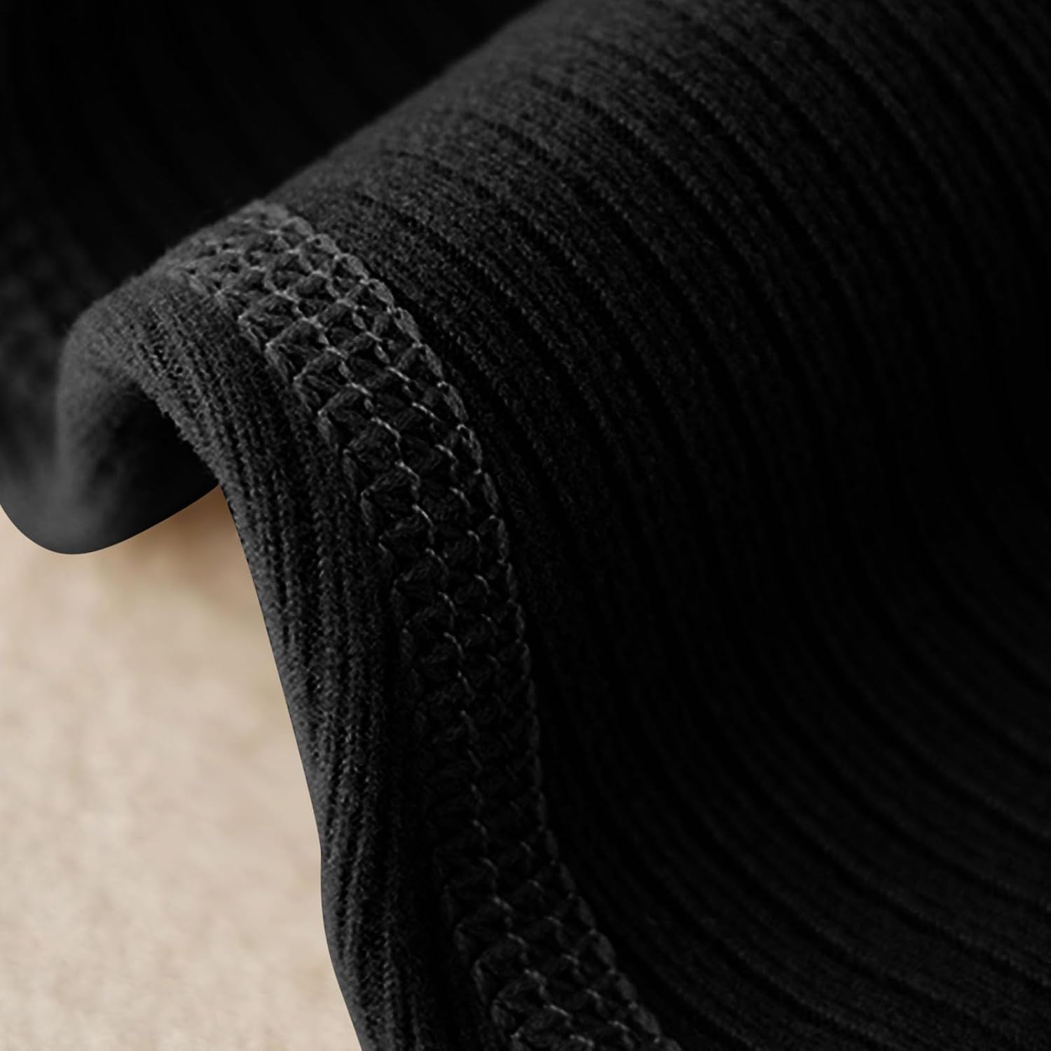 Winter Tank Tops for Women Solid Seamless Thermal Underwear V Neck Sleeveless Cozy Breathable Vest with Chest Pad