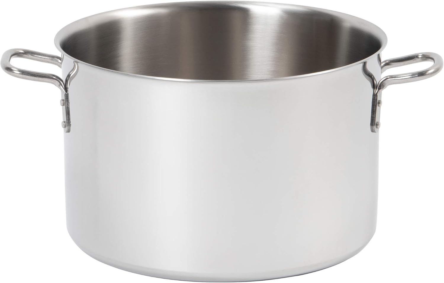 Endo Shoji ASTH302 Commercial Torino Outer Wheel Pot, 9.4 inches (24 cm), Compatible with Induction Cookers, Aluminum Clad 3-Layer Steel, Made in Japan