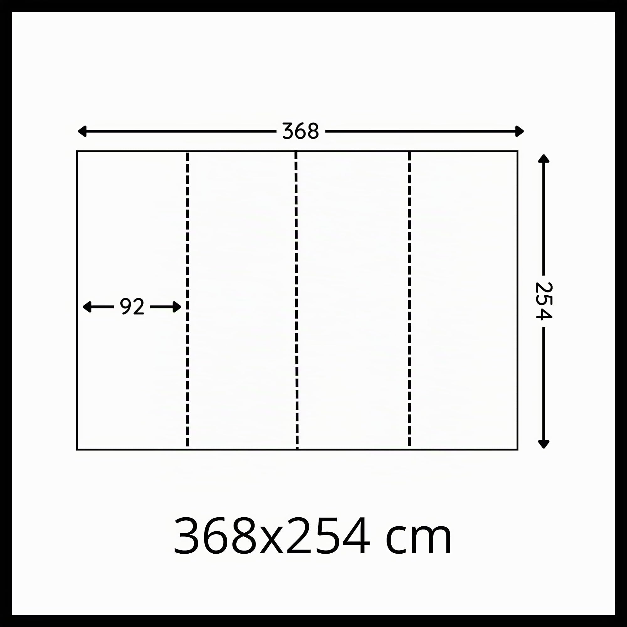 WallArena Carta Da Parati Moderna Fotografica Bambini Cameretta Arcobaleno Pastello - Include Colla - Design Carta per Camera Ragazza Fotomurali In Tessuto Non Tessuto TNT (368x254 cm - 4 Strisce)