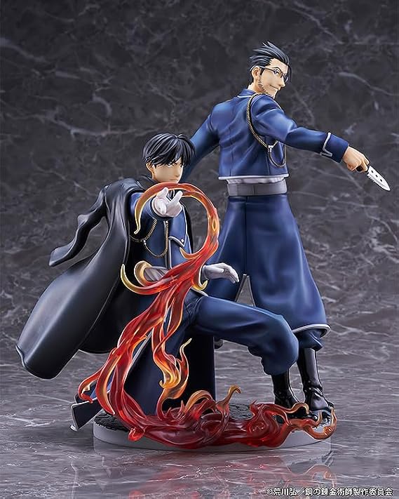 Fullmetal Alchemist of Steel Anime Figure Roy Mustang & Mars Fuse Friends Plastic Painted Complete Figure