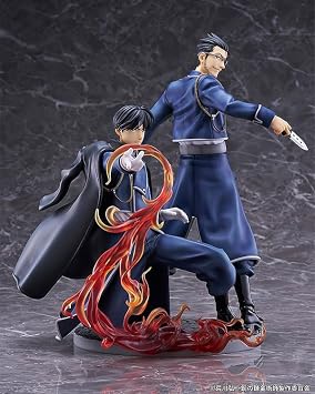 Fullmetal Alchemist of Steel Anime Figure Roy Mustang & Mars Fuse Friends Plastic Painted Complete Figure