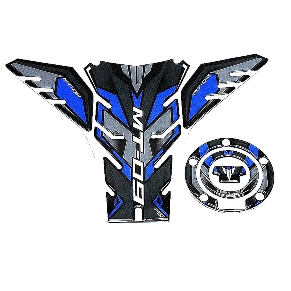 Performance Tank Pad for Ya&maha MT09 MT-09 Motorcycle Fuel Gas Tank Cap Decals Tank Traction Wheel Sticker Pad Motorcycle Tank Pad