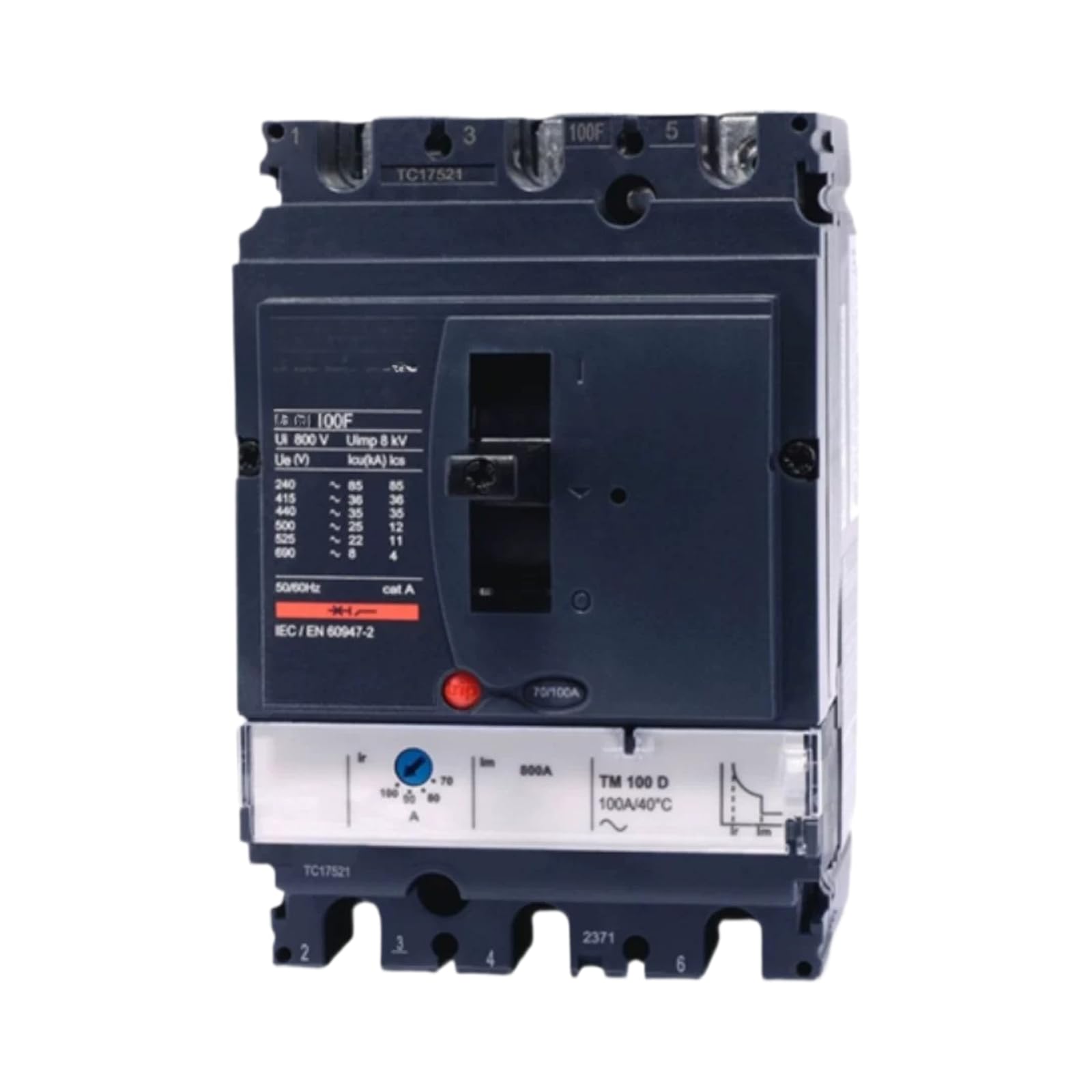 Disjoncteur 100N/F 3P 4P 160A 250A(4P; S 100kA; 630 [630A])
