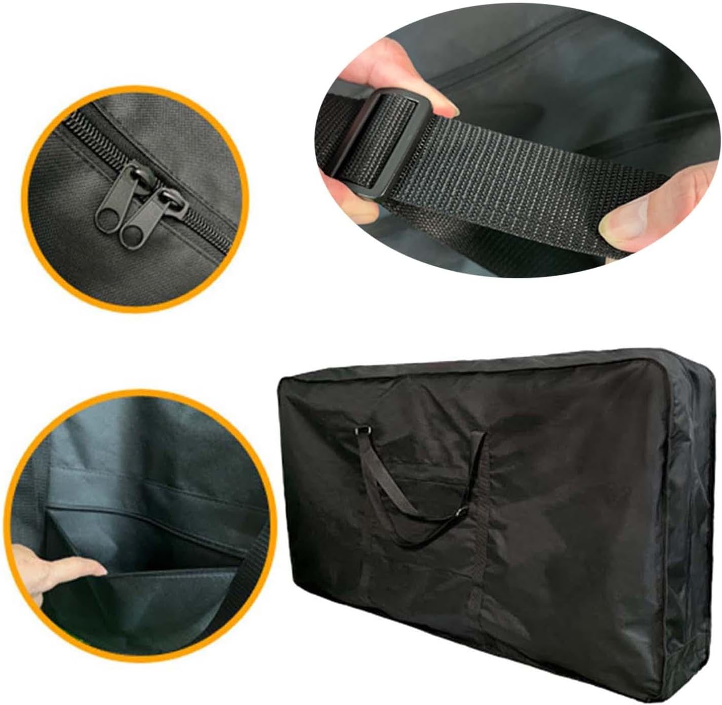 Foldable Bike Carry Bag Practical Bicycle Transport Case for Trip