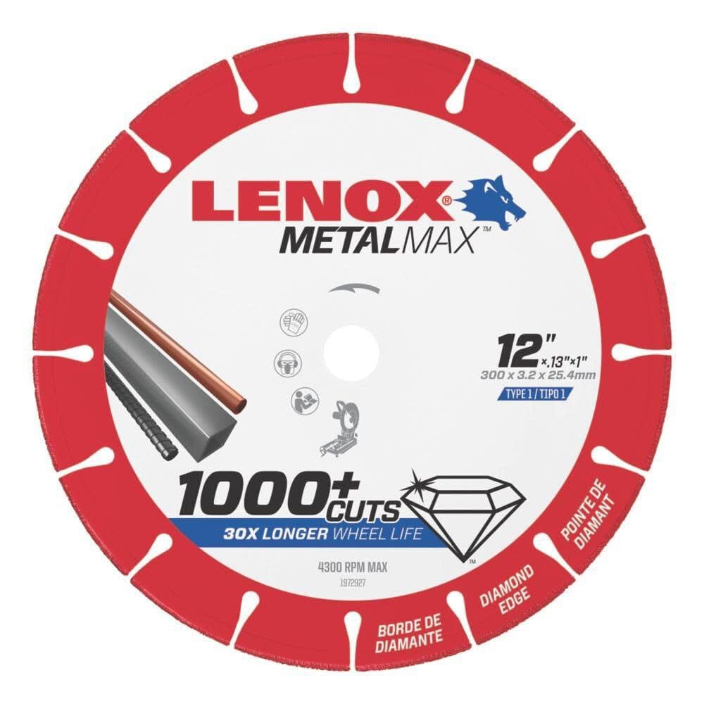 Lenox Tools 1972927 METALMAX Diamond Edge Cutoff W, paquete de 1