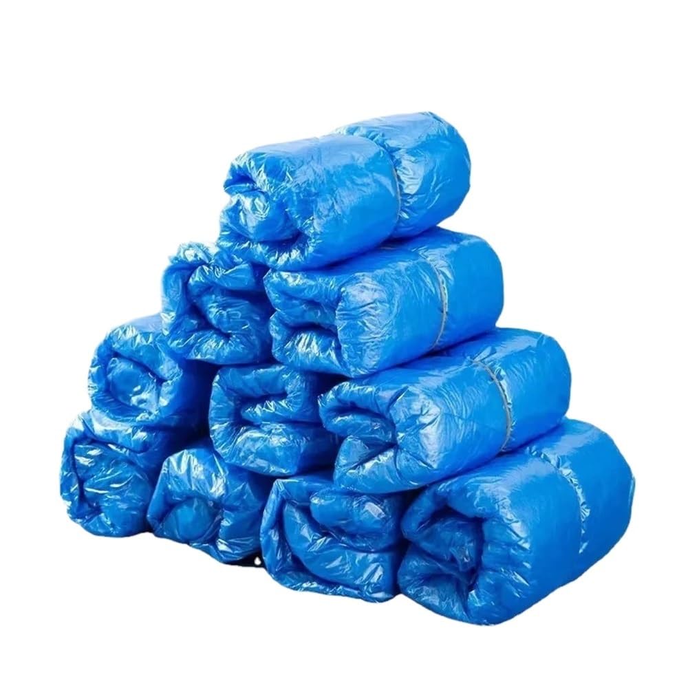 Cubierta acolchada de polietileno, desechable, impermeable, de plástico, antideslizante
