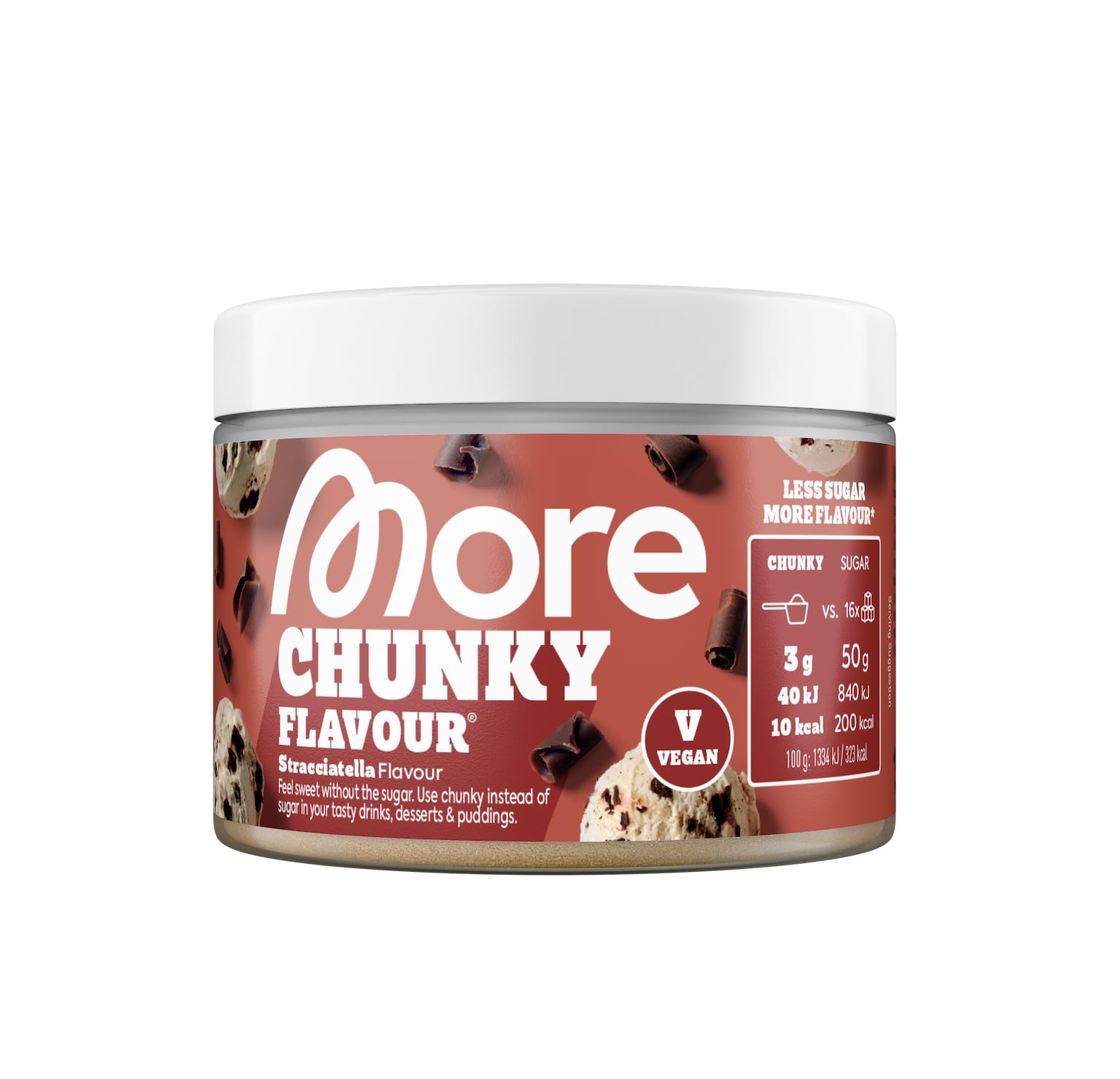 MORE Chunky Flavour Stracciatella 150 g