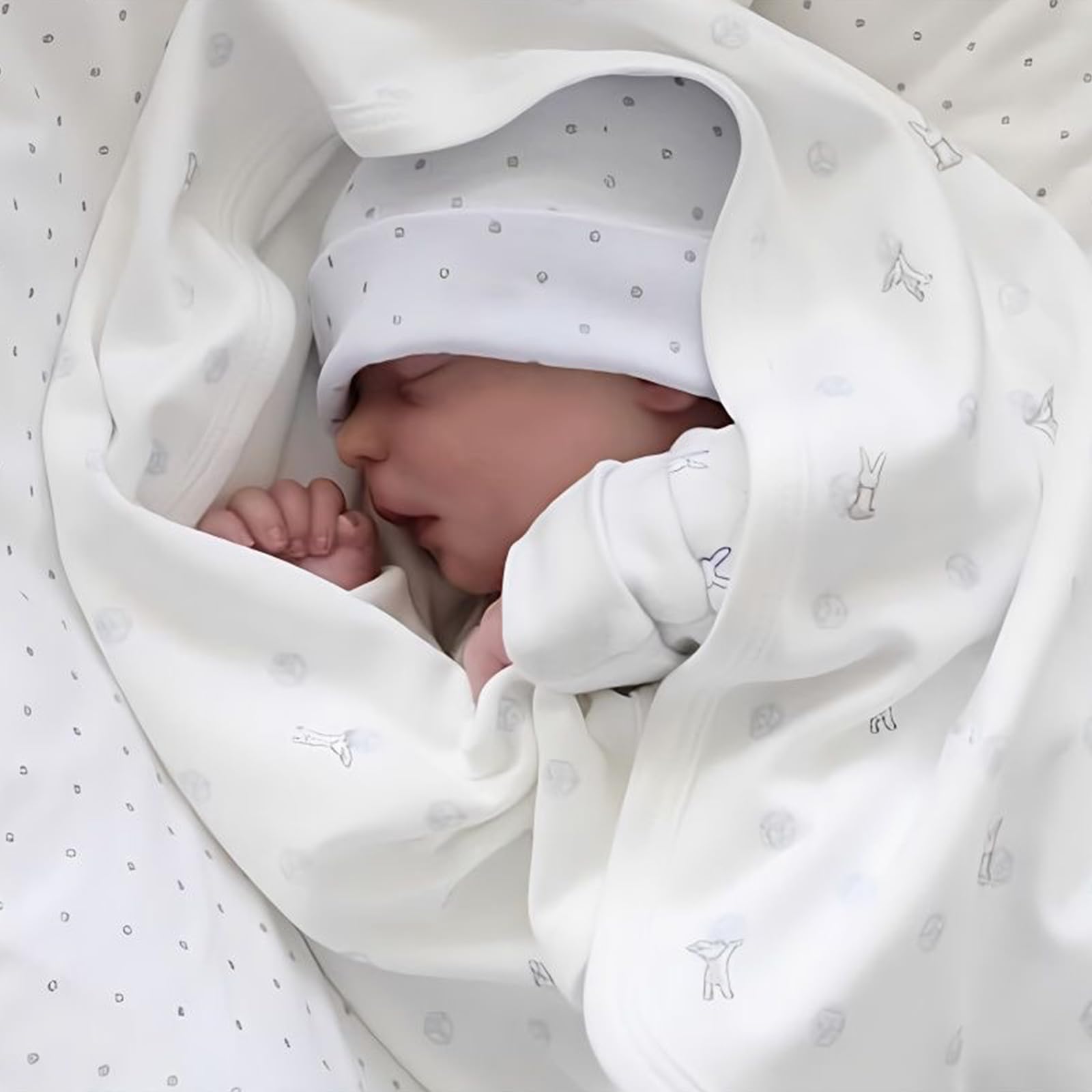 ZIYIUI Bambole 17 Pollici 45 CM Realistiche Bambola Grills Morbido Vinile Realistico Neonato Bambole Real Life Doll Simulazione Maschio Bambino Regalo di Natale (Maschile)