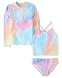Girls' Standard Rashguard and Swimsuit Set