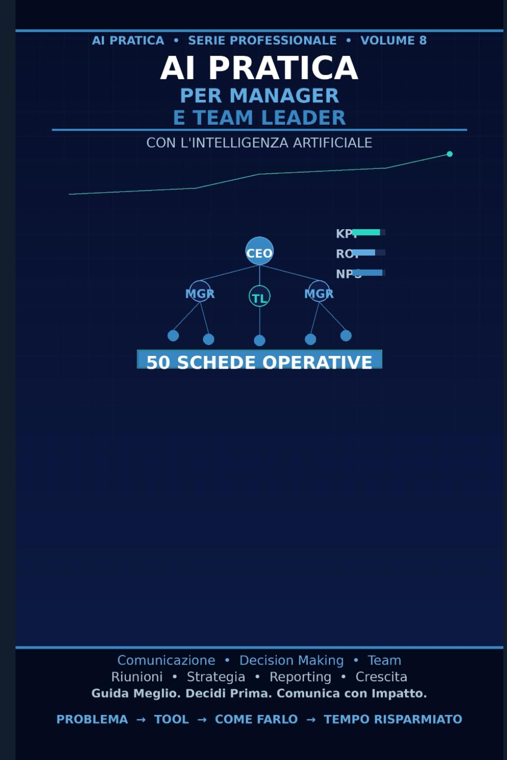 AI Pratica per Manager e Team Leader: 50 Schede per Guidare il Team Meglio, Prendere Decisioni Più Veloci e Comunicare con più Impatto