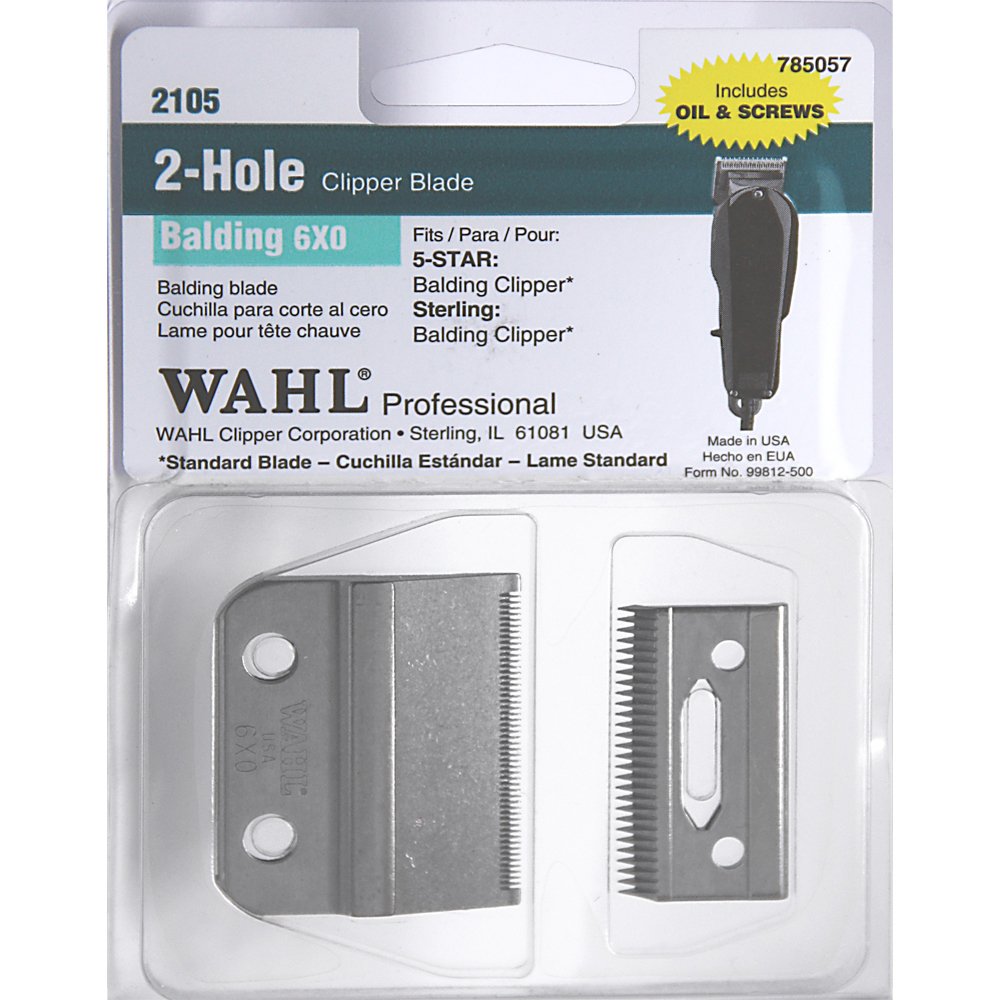 Wahl - Set di lame di ricambio per rasoio, 0,4 mm, originali