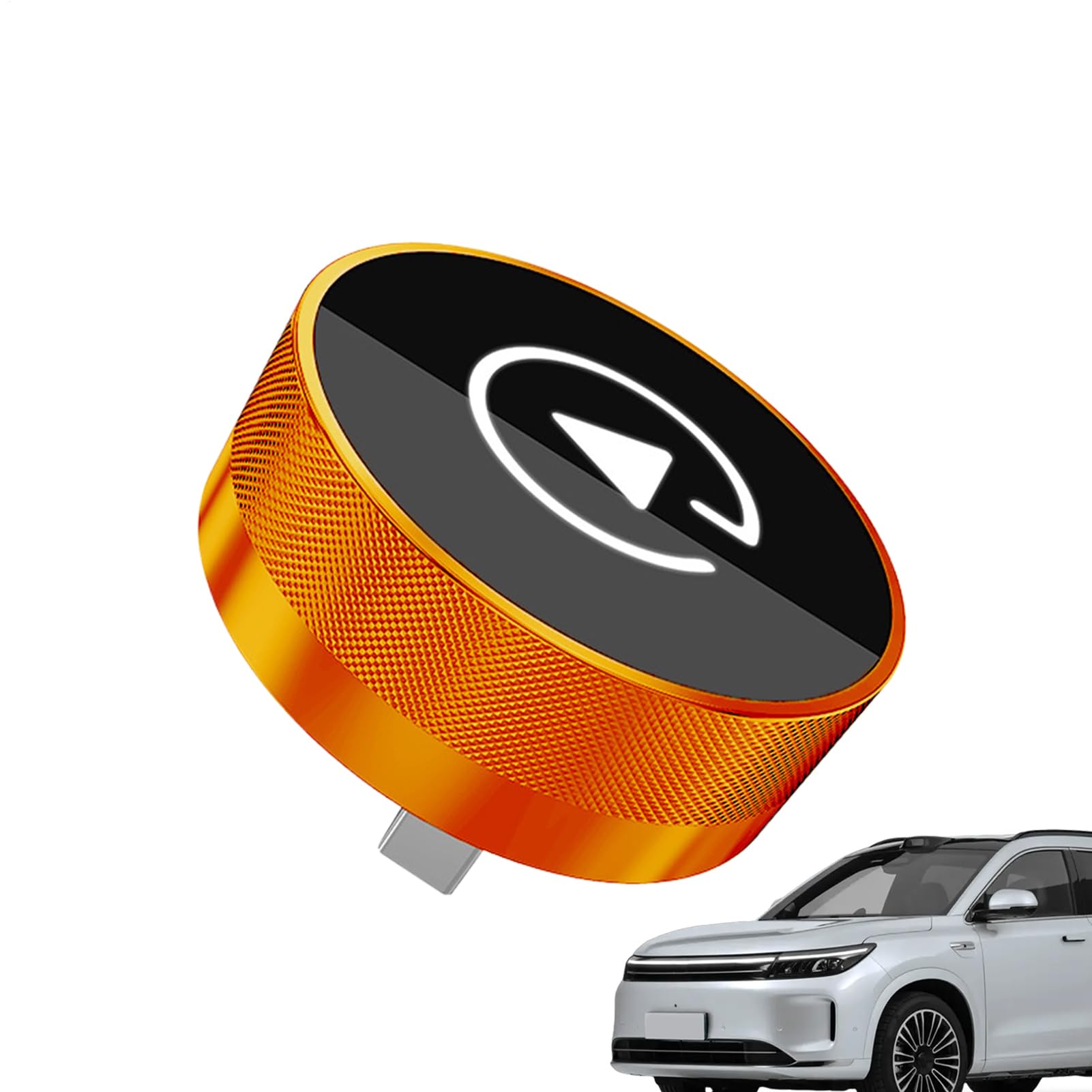 Wireless Car Adapter,Smart Plug Transmitter | Car Connected Box,for Truck Radio Transmission Screen Video Phone Music Calling