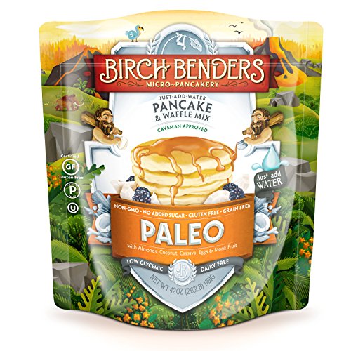 Paleo Pancake and Waffle Mix by Birch Benders, Low-Carb, High Protein, High Fiber