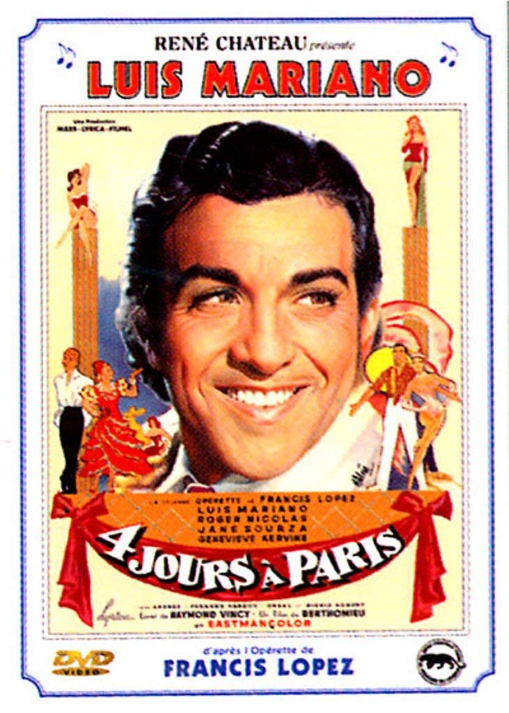 4 jours à Paris [Francia] [DVD] Amazon.es Luis Mariano, Roger Nicolas, Jane Sourza, Geneviève