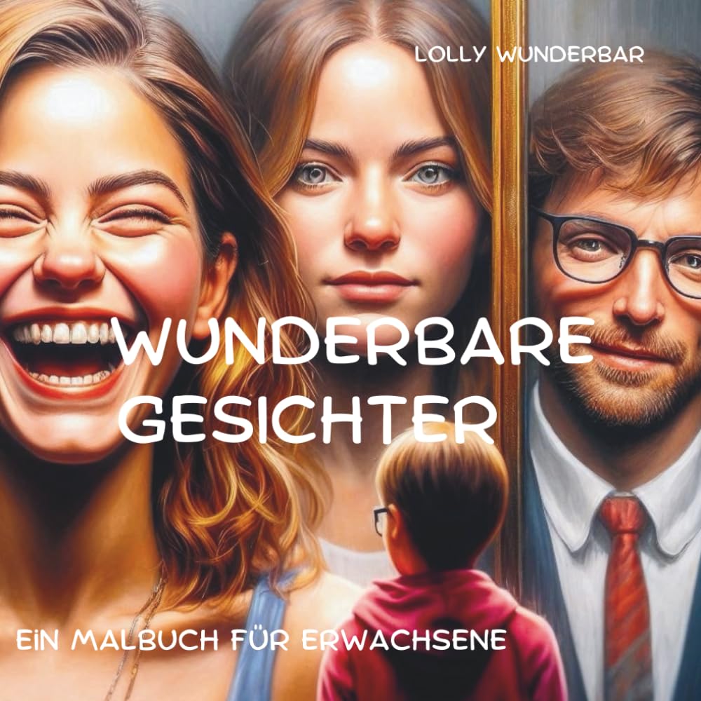 WUNDERBARE GESICHTER: Ein Malbuch für Erwachsene