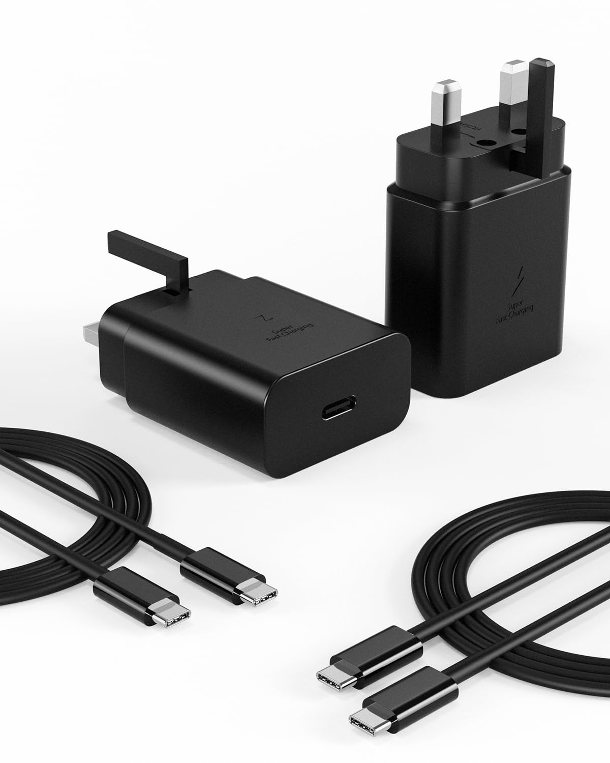 Super Fast Charger USB C, 2 Pack 45W Fast Charger Plug Compatible with Samsung Galaxy S25 Ultra/S25+/S25/S24 Ultra/S24/S24+/S23 Ultra/S23/S22 Ultra/S22/S21 Ultra/S20/Note 20 Flip 7/Fold 7/Tab