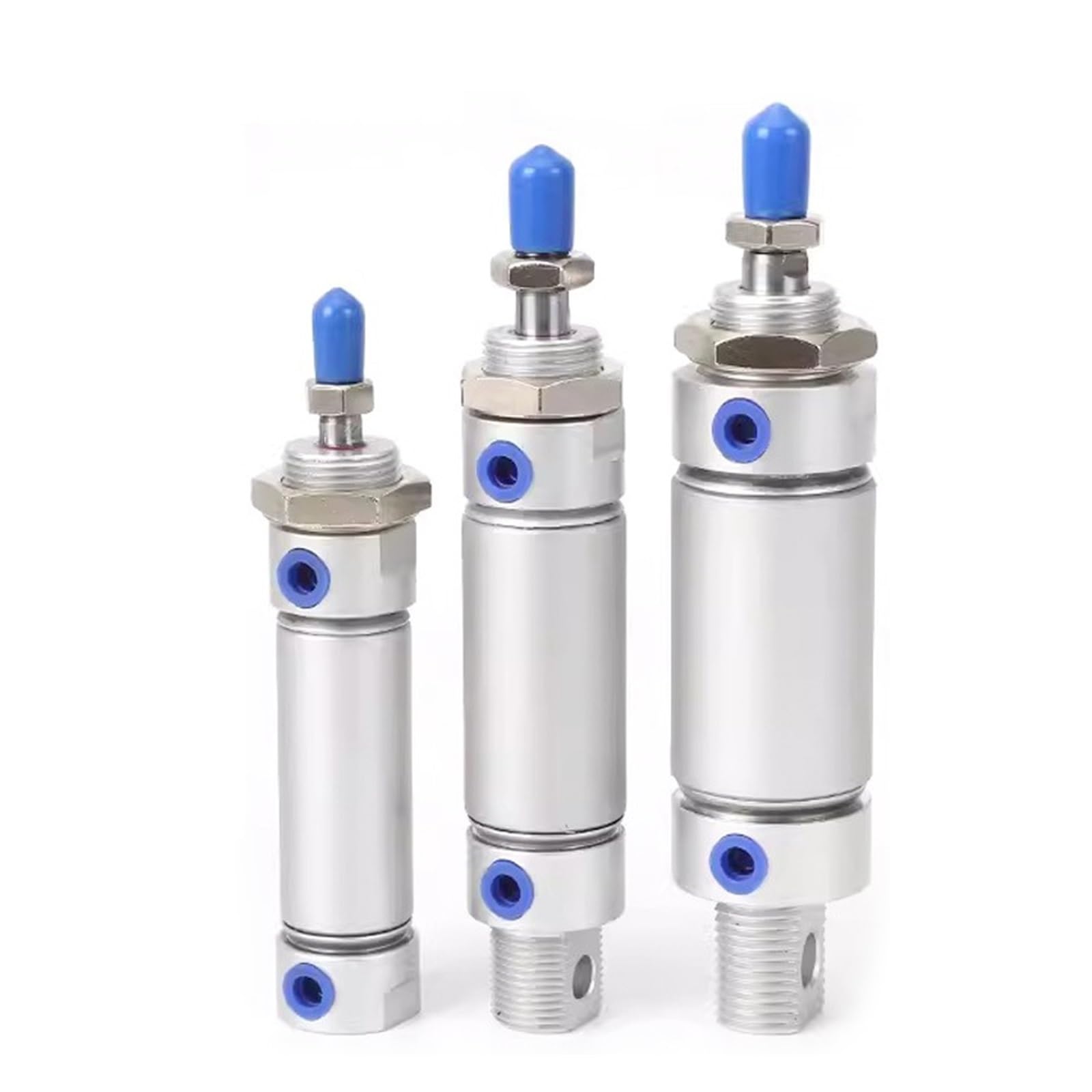 Mini cilindro MBL 20mm de aleación de aluminio con carrera de 25mm para actuadores neumáticos