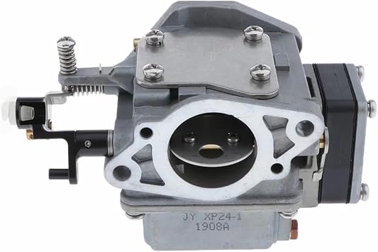 32mm Boat Engine Carburetor Carb Assy 63V-14301-10 Compatible with Yamaha 99HP 15HP 2 Stroke Outboard Motor Compatible with PARSUN 99, 15 HP 2 Strokes
