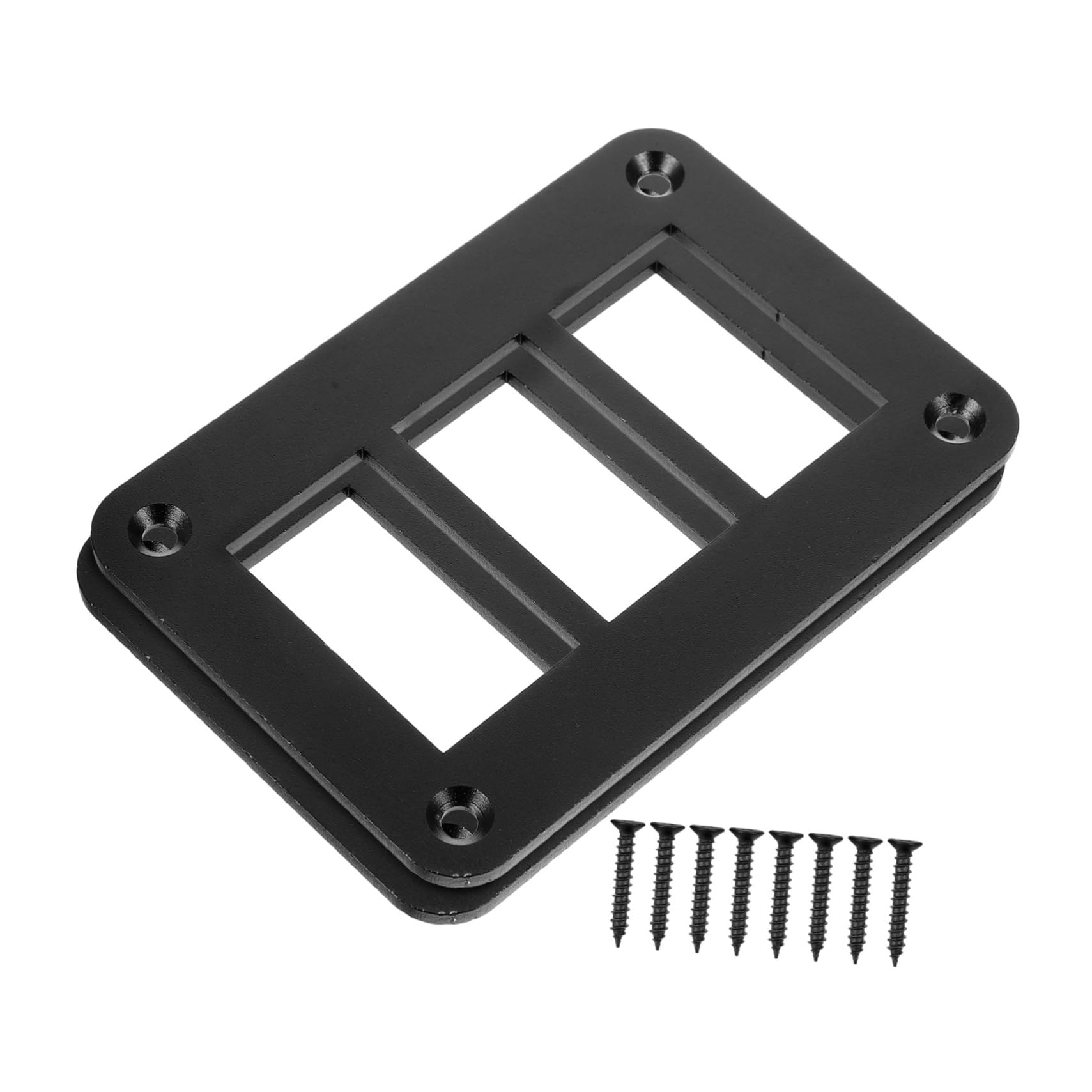 PRETYZOOM 2pcs Switch Panel Housing Holder for Automotive Yacht and Installations Sleek Design with Included Screws for Easy Setup