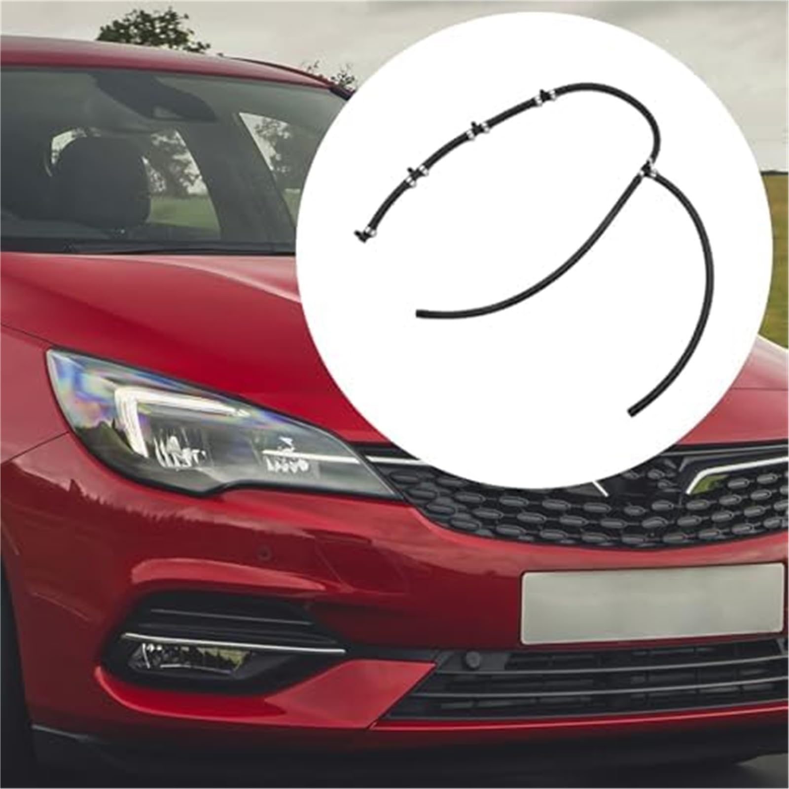 Tuyau de Retour de Fuite de Carburant Noir 55578366, for Opel, Astra, Corsa, Meriva, Zafira 1.7 CDTi 97376655 98134488 Tuyau de Retour de Carburant pour Voiture
