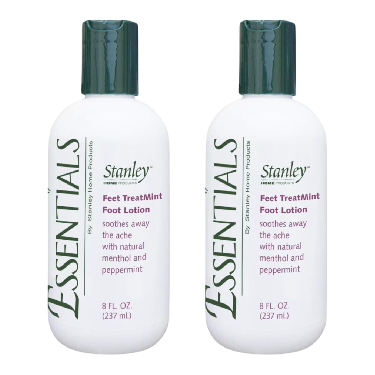 Stanley Essentials Feet TreatMint Foot Lotion 8oz - Moisturizing Foot Cream with Natural Peppermint - Relaxing Pain Relief For Men & Women 2 Pack