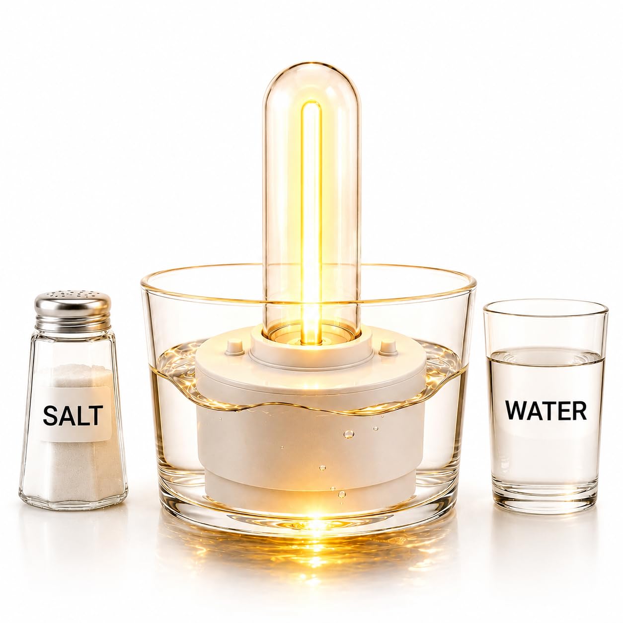 Emergency Lantern, Battery-Free Light for Power Outages, Hurricane Preparedness & Survival Kits, Water-Activated Salt Water Lamp, Up to 180 Hours Runtime, Camping & Emergency Preparedness