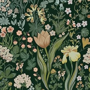 Likiliki Vintage Blumentapete 44×500 cm