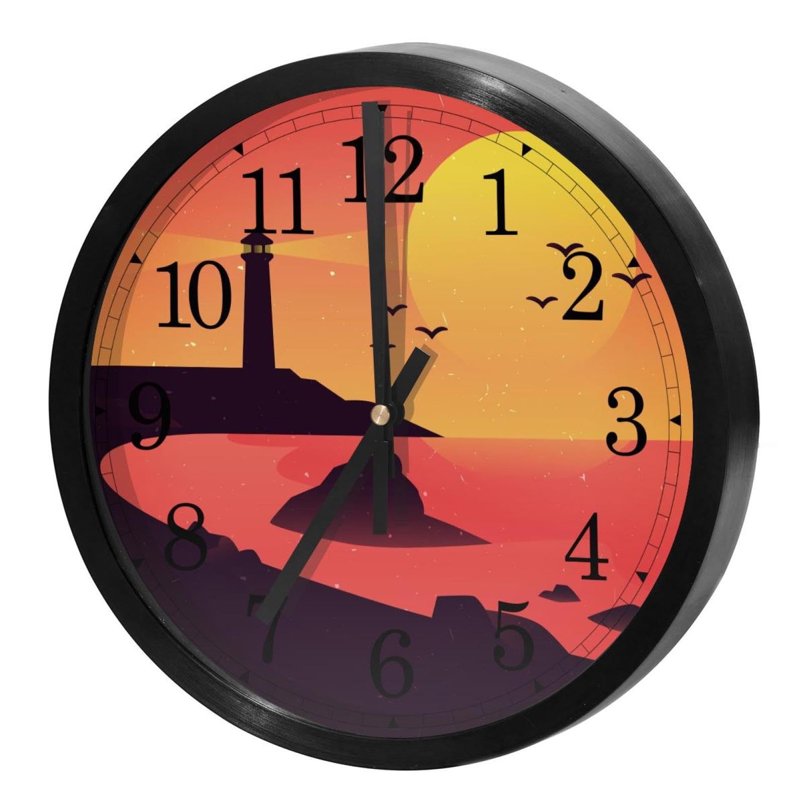Horloge murale silencieuse à quartz pour retrouver le sommeil et la sérénité à la maison