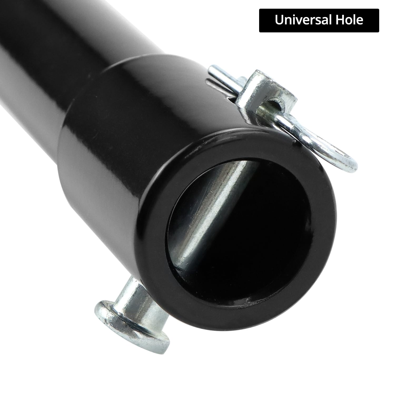 QWORK® Wiertło do ziemi 60 mm z adapterem, 80 cm, do wiercenia otworów i sadzenia drzew