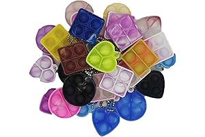 30PCS Fidget Keychain Sensory Stress Toys