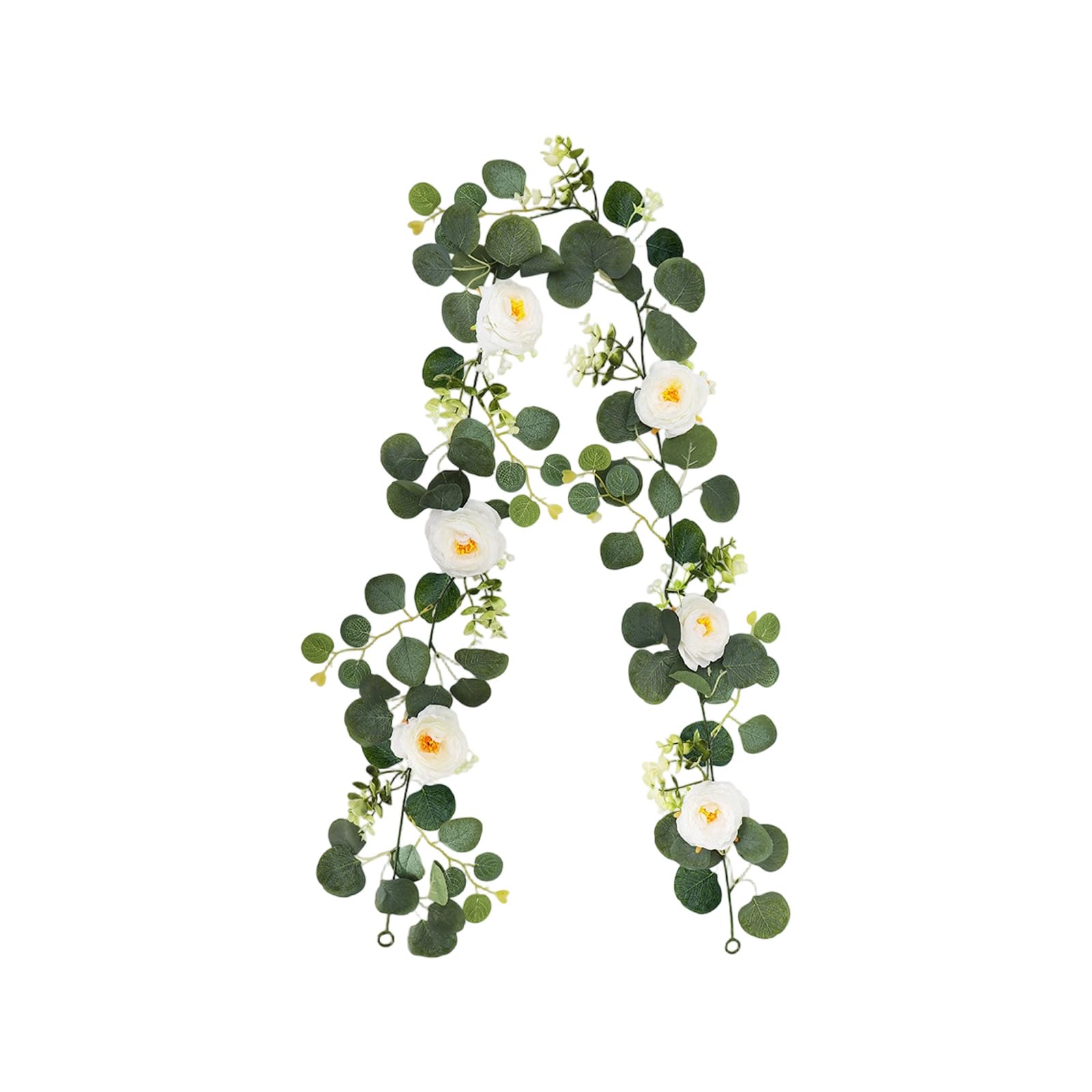 SHINLHUA Simulation Flower Vine Garland Decorative Artificial Floral for Wedding Table Swing Basket Decoration Backdrop Hanging Ornament Wedding Wreath