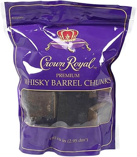 Crown Royal Trozos de cocina de barril de whisky premium con sabor rico y robusto CR-Chunks