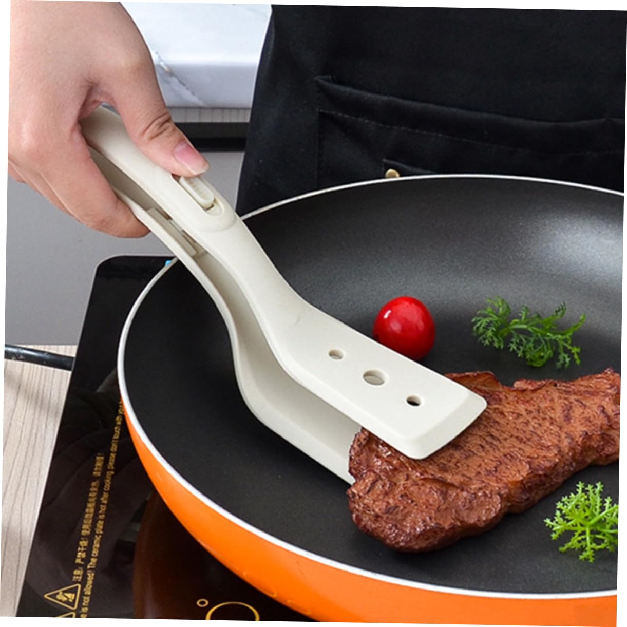 IMIKEYA 5stücke Silicone Spatula Tongs Hochtemperaturbeständige -küchenzange Mit Rutschfestem Griff Für Sicheres Grillen Und Kochen Für Bbq Und Steakzubereitung