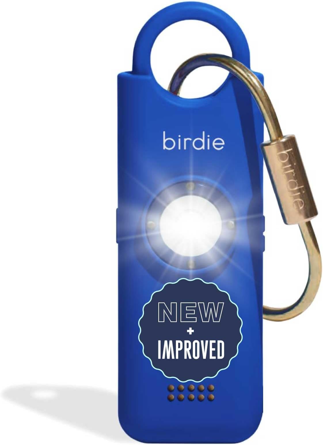 She’s Birdie 3.0 New Version – The Original Personal Safety Alarm for Women by Women–Loud Siren, Flash Light and Rechargeable Battery in a Variety of Colors (Indigo Blue)