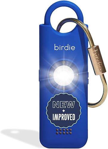 She’s Birdie 3.0 New Version – The Original Personal Safety Alarm for Women by Women–Loud Siren, Flash Light and Rechargeable Battery in a Variety