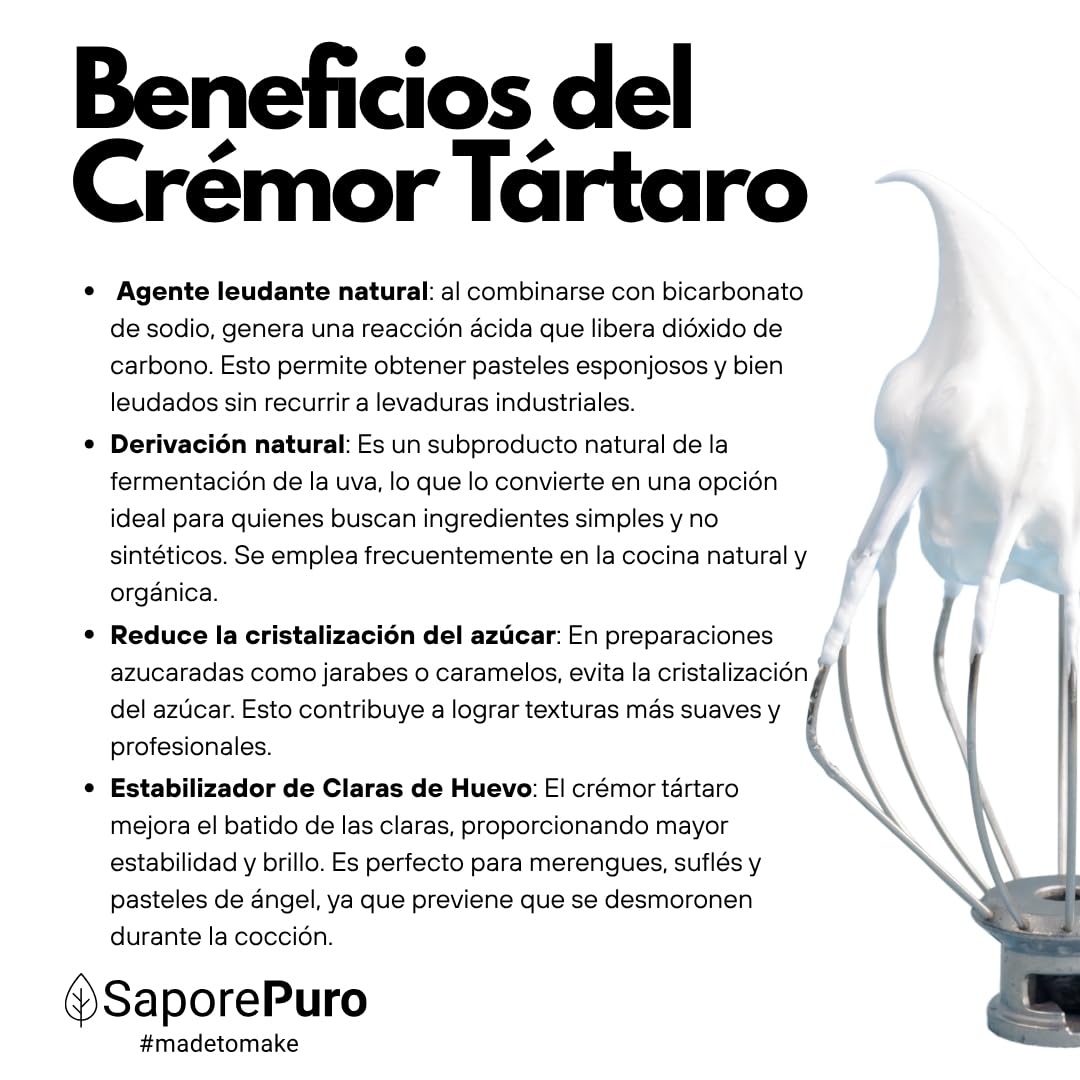 Saporepuro Cremor tártaro 100 g