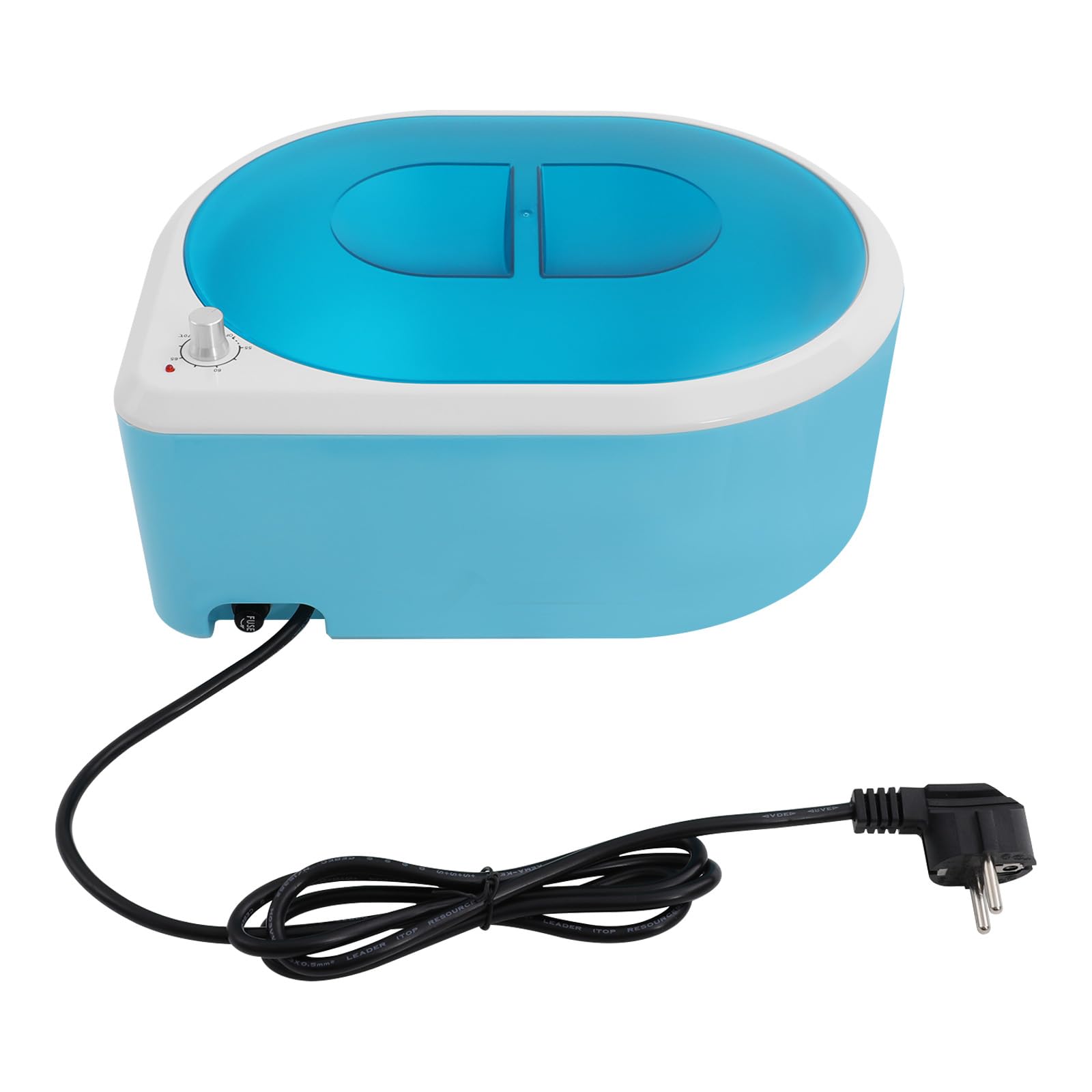 Bagno di paraffina per mani e piedi, paraffina, 2400 ml, idrata la pelle, 265 W (blu e bianco)