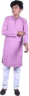 yuvina fashion Men Light Pink Colour Kurta Pajaama-picture-34