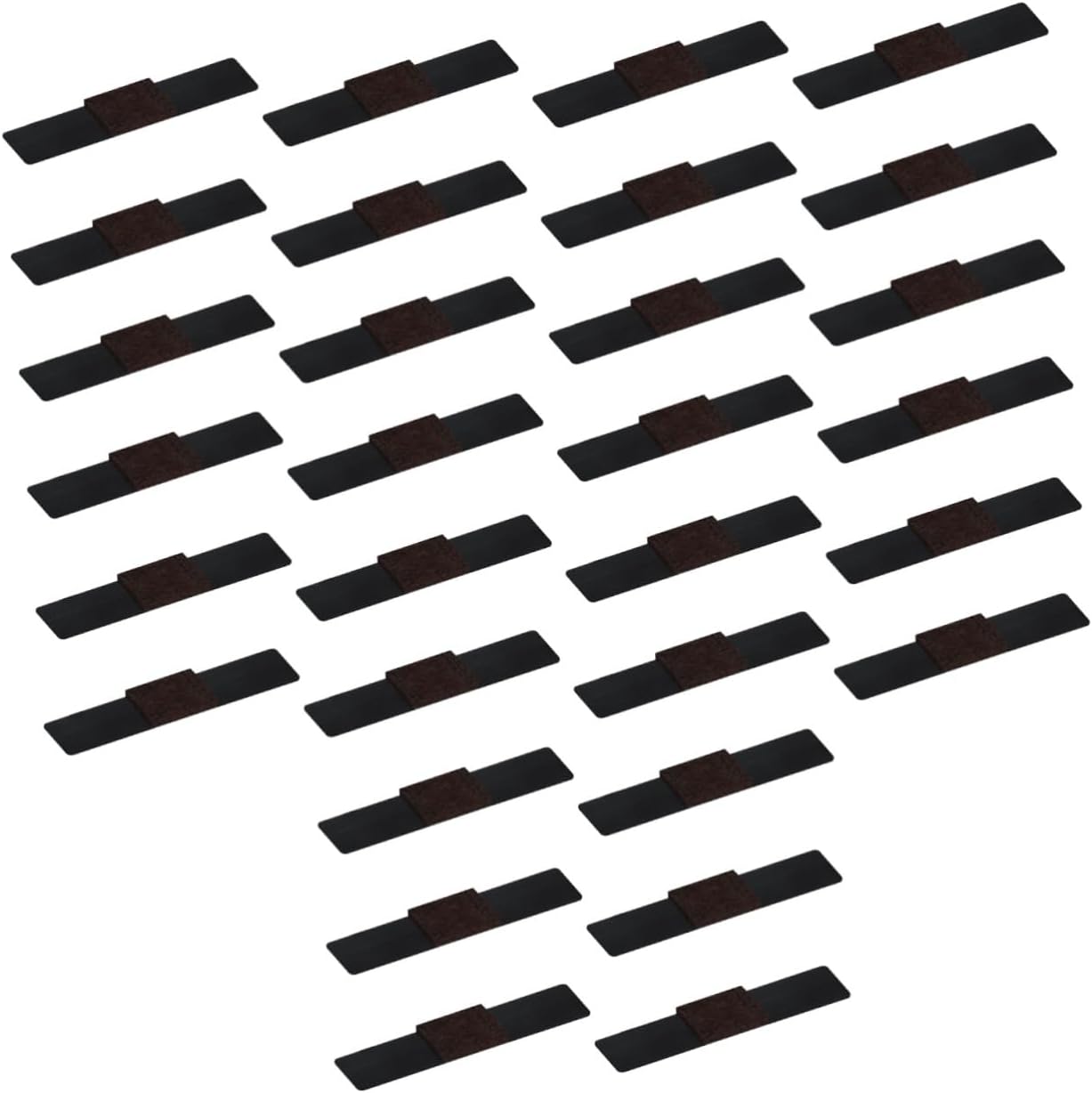 DOITOOL 30pcs Felt Furniture Pads Hook and Floor Protectors for Chairs Easy to Install Adjust Prevent Scratches Hardwood Floors Non- Design for Enhanced