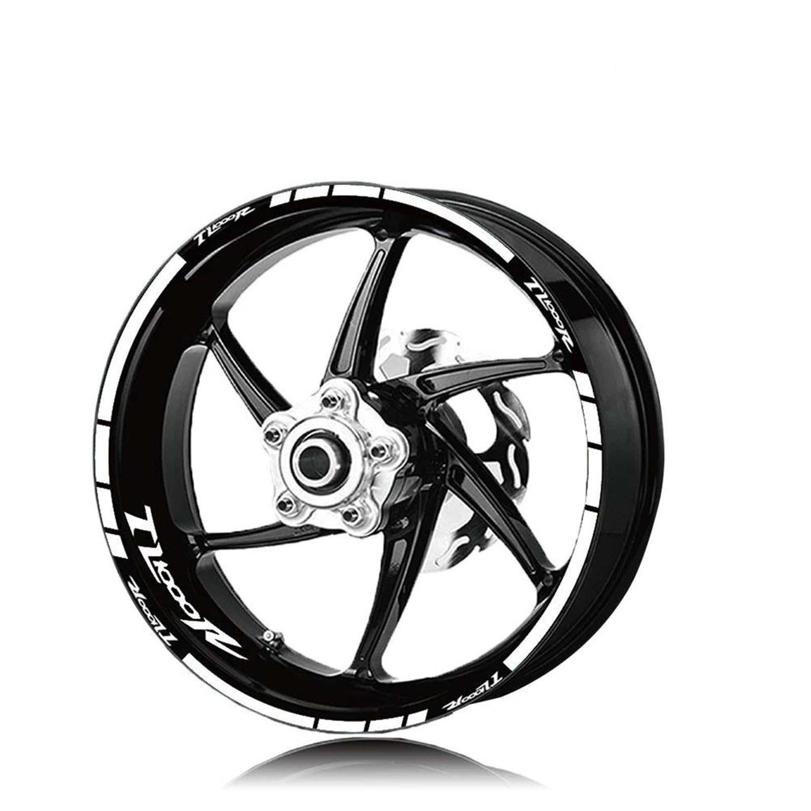 Motorcycle Wheel Stickers Reflective Decals Rims for Suzuki TL1000R Tl 1000r Tl1000 R(Style 2)