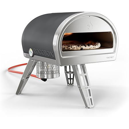 Roccbox Pizza Oven by Gozney | Portable Outdoor Oven | Gas Fired, Fire & Stone Outdoor Pizza Oven - Includes Professional Grade Pizza Peel