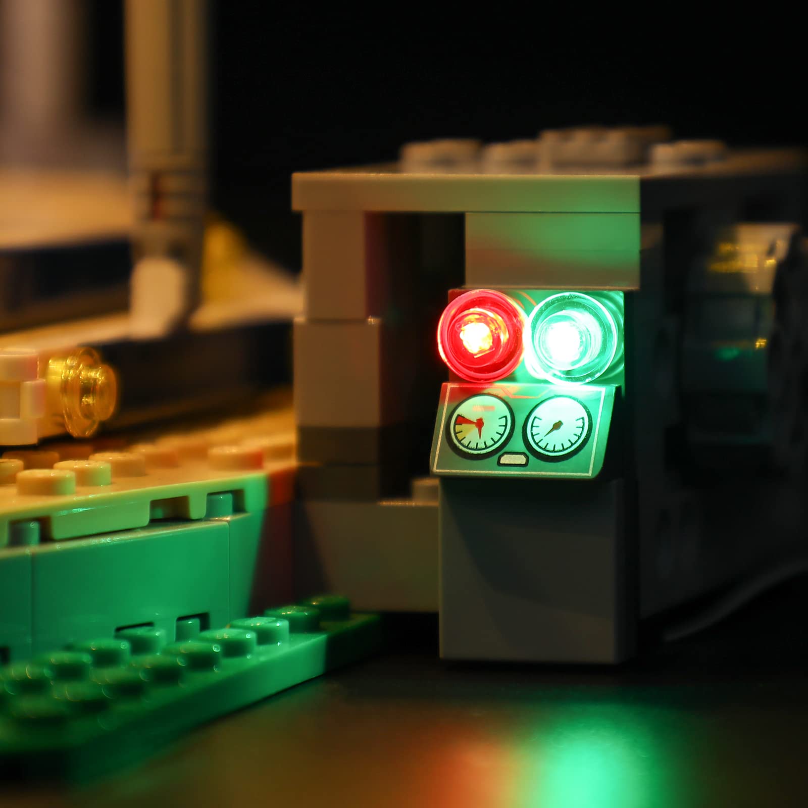 GEAMENT LED Licht-Set (Fernbedienung) Kompatibel mit Lego Karussell Konstruktionsspielzeug (Carousel) - Beleuchtungsset für Creator 10257 (Modell-Set Nicht enthalten)