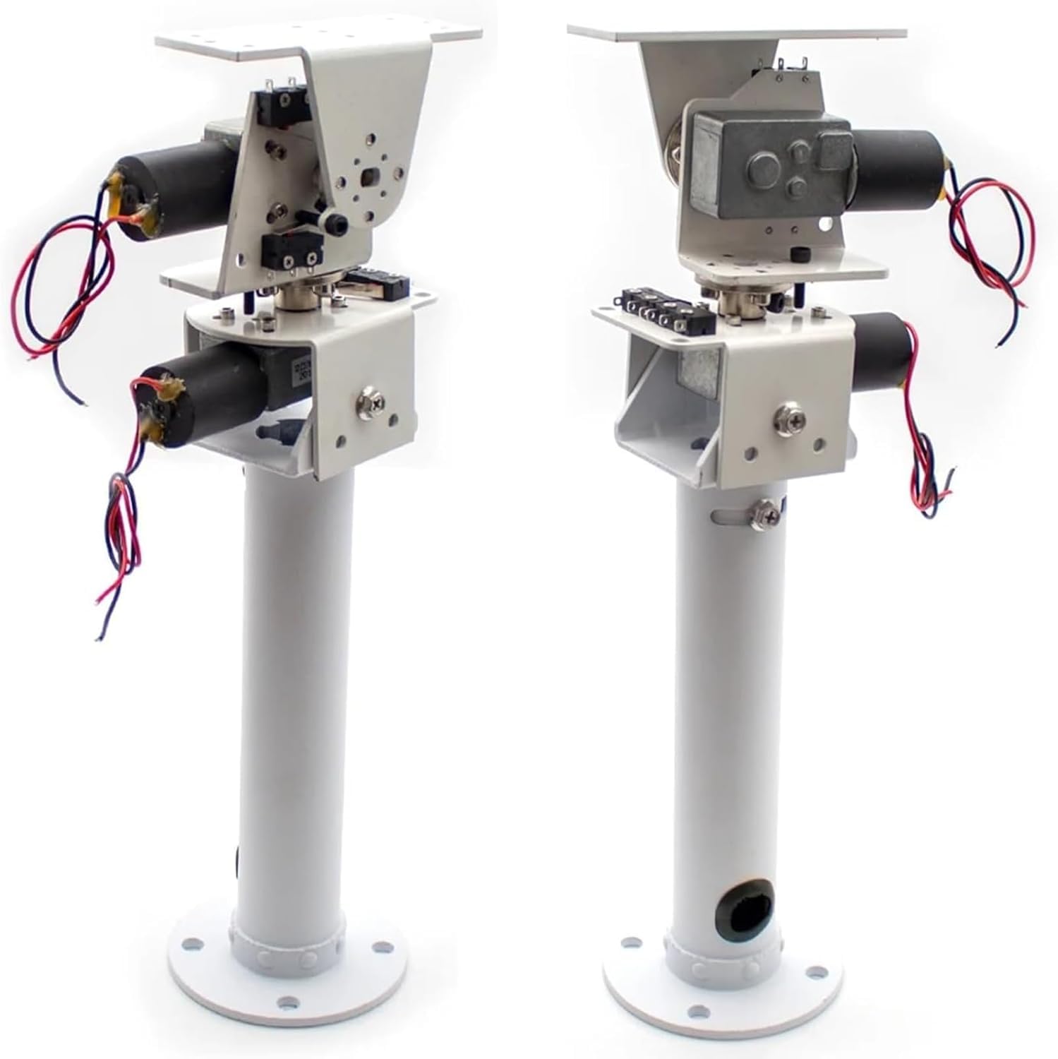 DIY Dc Double Axis Solar, Wind Power DIY Kit Dc Two-Axis Ptz Solar Tracking and Monitoring Robot, Heavy Load High Torque All Metal X Axis Y Axis