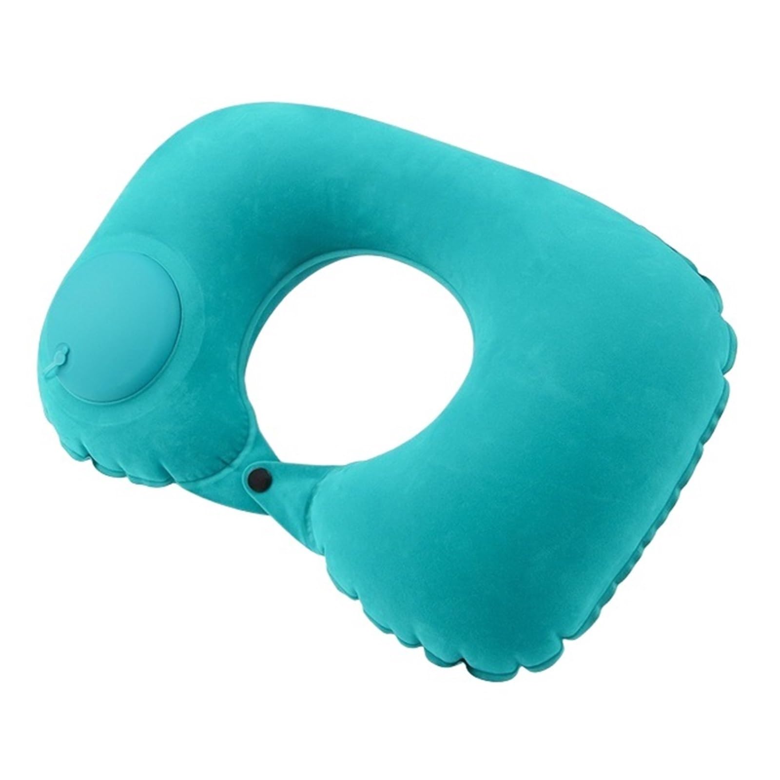 WWYYZAYC Pillow Neck Portable Folding Outdoor Traveling Car Airplane Inflate Ring Neck Pillows(Green)