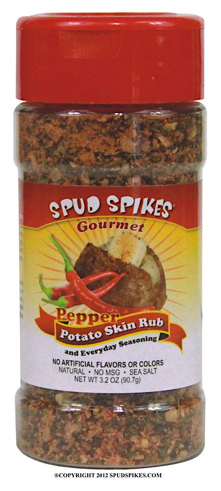 Spud Spikes Gourmet Original Blend Everyday Seasoning and Potato Skin Rub, 3 Count