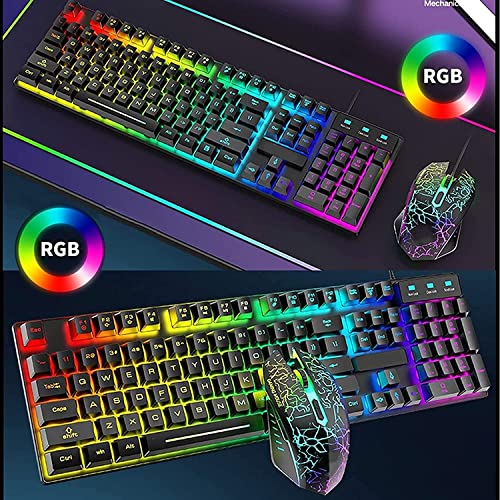 Teclado Gaming NCRD11 USB Retroiluminado RGB miniatura 5